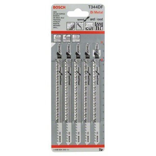  T 344 DF Stichsägeblätter Speed for Hardwood Bosch Stichsägeblatt T 344 DF, für Stichsägen 12374149