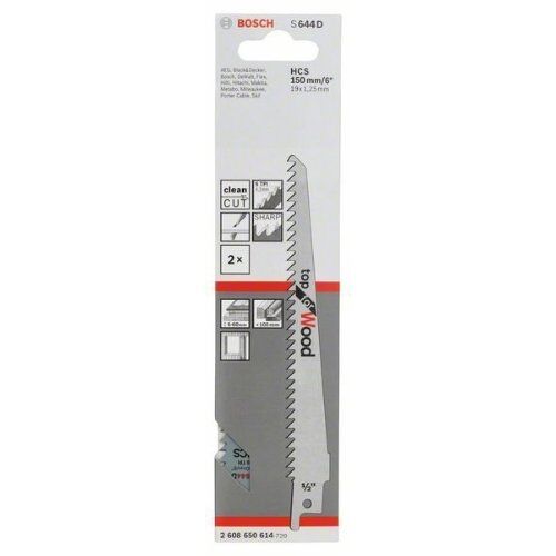  S 644 D Top for Wood Säbelsägeblätter Bosch Säbelsägeblatt S 644 D, für Säbelsägen 12374062