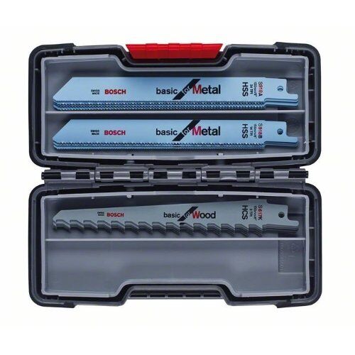  Sägeblatt- und Lochsägen-Sets 15-teilige Tough Box-Sets Basic Wood and Metal Bosch 15-tlg. Säbelsägeblatt-Set Wood and Metal Basic, für Säbelsägen 12372315