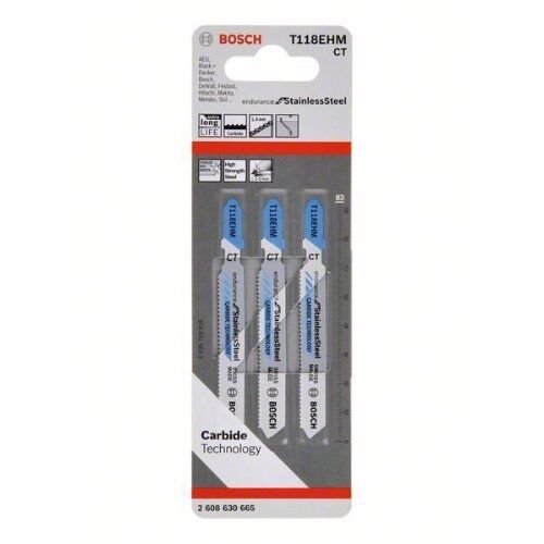  T 118 EHM Endurance for Stainless Steel Stichsägeblätter Bosch Stichsägeblatt T 118 EHM, für Stichsägen 12374133