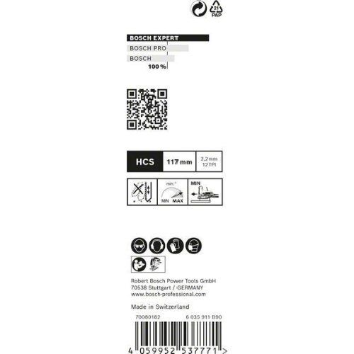  EXPERT ‘Wood 2-Side Clean’ T 308 B Stichsägeblätter Bosch EXPERT ‘Wood 2-side clean’ T 308 B Stichsägeblatt, 100 Stück, für Stichsägen 12374111