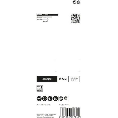  EXPERT ‘Multi Material‘ T 367 XHM Stichsägeblätter Bosch EXPERT ‘Multi Material‘ T 367 XHM Stichsägeblatt, 3 Stück, für Stichsägen 12374134