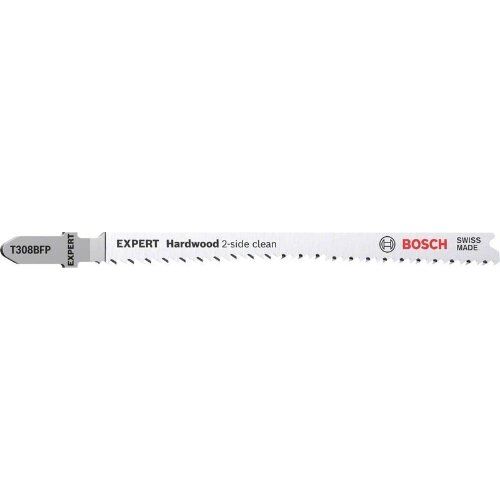  EXPERT ‘Hardwood 2-Side Clean’ T 308 BFP Stichsägeblätter Bosch EXPERT ‘Hardwood 2-side clean’ T 308 BFP Stichsägeblatt, 25 Stück, für Stichsägen 12374106