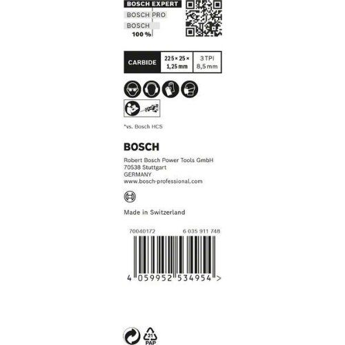  EXPERT ‘Tough Wood’ S 1142 KHM Säbelsägeblätter Bosch EXPERT ‘Tough Wood’ S 1142 KHM Säbelsägeblatt, 10 Stück, für Säbelsägen 12373925