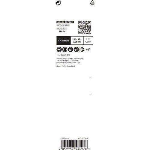  EXPERT ‘Fiber Plaster’ S 641 HM Säbelsägeblätter Bosch EXPERT ‘Fiber Plaster’ S 641 HM Säbelsägeblatt, 1 Stück, für Säbelsägen 12373922