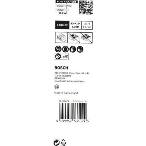  EXPERT ‘Aerated Concrete’ S 1241 HM Säbelsägeblätter Bosch EXPERT ‘Aerated Concrete’ S 1241 HM Säbelsägeblatt, 10 Stück, für Säbelsägen 12373918