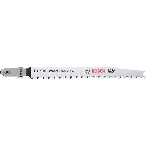  EXPERT ‘Wood 2-Side Clean’ T 308 B Stichsägeblätter Bosch EXPERT ‘Wood 2-side clean’ T 308 B Stichsägeblatt, 5 Stück, für Stichsägen 12374110