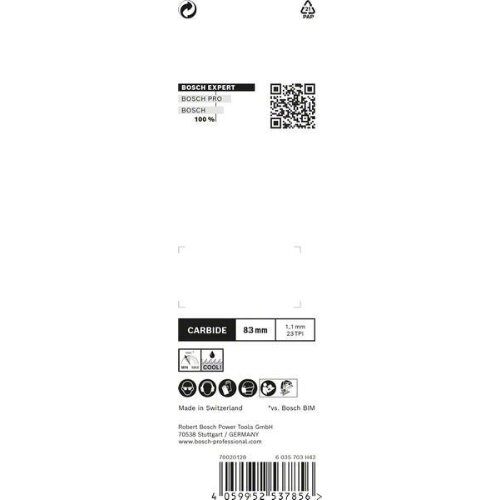 EXPERT ‘Stainless Steel’ T 118 AHM Stichsägeblätter Bosch EXPERT ‘Stainless Steel’ T 118 AHM Stichsägeblatt, 3 Stück, für Stichsägen 12374130