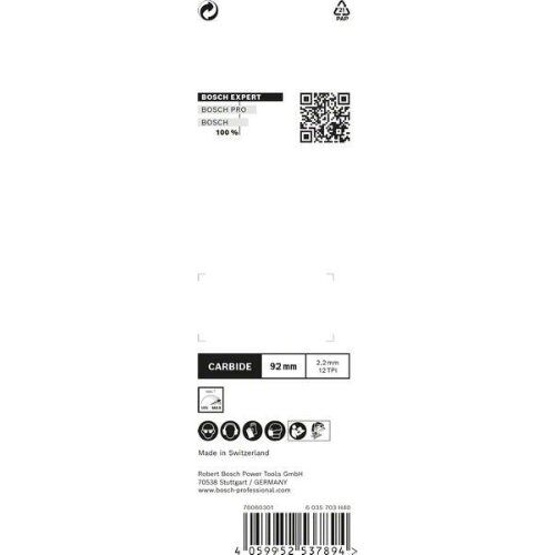  EXPERT ‘Carbon Fiber Clean’ T 108 BHM Stichsägeblätter Bosch EXPERT ‘Carbon Fiber Clean’ T 108 BHM Stichsägeblatt, 3 Stück, für Stichsägen 12374138
