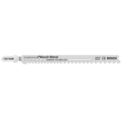  T 367 XHM Progressor for Wood and Metal Stichsägeblätter Bosch T367XHM Progressor for Wood + Metal, 3-tlg., für Stichsägen 12374135