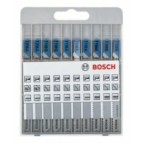  Stichsägeblätter 10-teilige Holzstichsägeblatt-Sets Basic for Metal mit T-Schaft Bosch 10-tlg. Stichsägeblatt-Set Basic for Metal, für Stichsägen 12374325