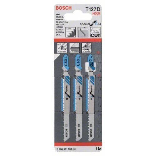  T 127 D Special for Alu Stichsägeblätter Bosch Stichsägeblatt T 127 D, für Stichsägen 12374214