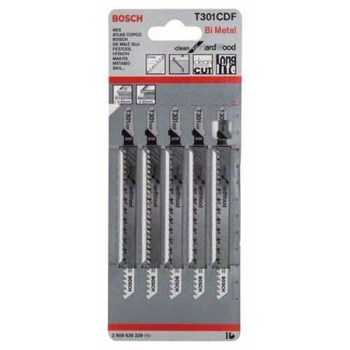  T 301 CDF Stichsägeblätter Clean for Hardwood Bosch Stichsägeblatt T 301 CDF, für Stichsägen 12374174