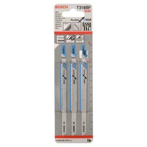  T 318 BF Flexible for Metal Stichsägeblätter Bosch Stichsägeblatt T 318 BF, für Stichsägen 12374205