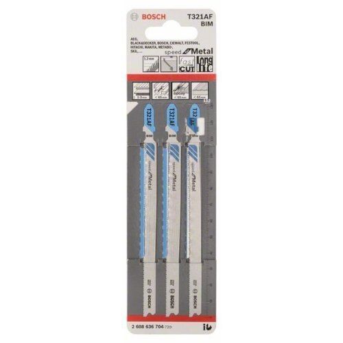  T 321 AF Speed for Metal Stichsägeblätter Bosch Stichsägeblatt T 321 AF, für Stichsägen 12374186