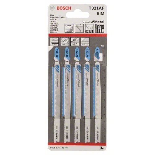  T 321 AF Speed for Metal Stichsägeblätter Bosch Stichsägeblatt T 321 AF, für Stichsägen 12374185