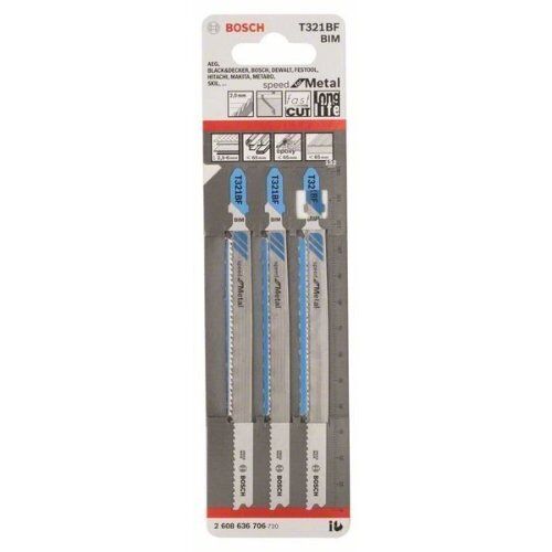  T 321 BF Speed for Metal Stichsägeblätter Bosch Stichsägeblatt T 321 BF, für Stichsägen 12374187