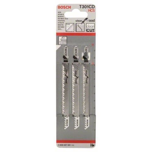  T 301 CD Clean for Wood Stichsägeblätter Bosch Stichsägeblatt T 301 CD, für Stichsägen 12374274