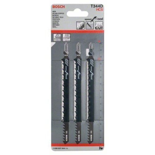  T 344 D Speed for Wood Stichsägeblätter Bosch Stichsägeblatt T 344 D, für Stichsägen 12374244