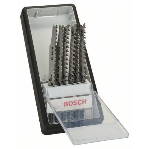  Stichsägeblätter 6-teilige Holzstichsägeblatt-Sets Robust Line mit T-Schaft Bosch 6-tlg. Stichsägeblatt-Set Wood, Robust Line, Progressor, T-Schaft, für Stichsägen 12374316