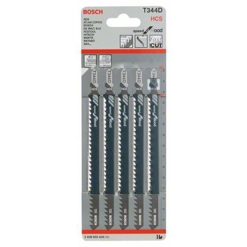  T 344 D Speed for Wood Stichsägeblätter Bosch Stichsägeblatt T 344 D, für Stichsägen 12374243