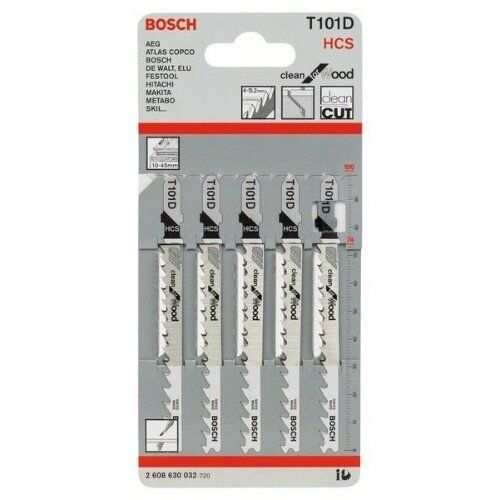  T 101 D Clean for Wood Stichsägeblätter Bosch Stichsägeblatt T 101 D, für Stichsägen 12374271