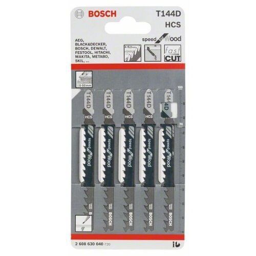  T 144 D Speed for Wood Stichsägeblätter Bosch Stichsägeblatt T 144 D, für Stichsägen 12374239