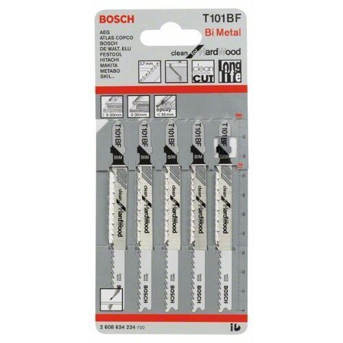  T 101 BF Clean for Hardwood Stichsägeblätter Bosch Stichsägeblatt T 101 BF, für Stichsägen 12374167