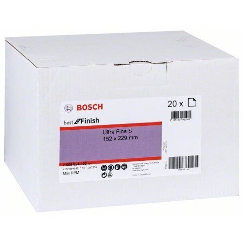  N476 Best for Finish Vliespads zum Handschleifen Bosch Vlies Ultra Fine S Handpad, 152x229mm, für Handschleifen 12375249