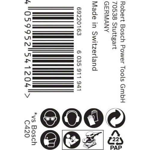  Für Exzenterschleifer EXPERT M480 Netzstruktur-Schleifrollen Bosch EXPERT M480 Schleifnetzrolle, 93 mm, 5 m, G 240, für Handschleifen 12375348