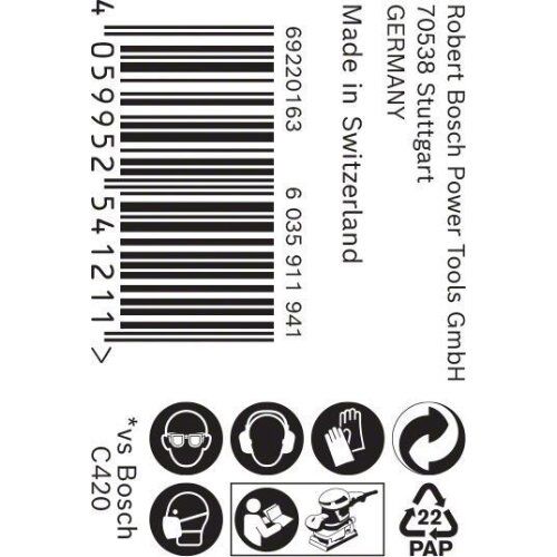  Für Exzenterschleifer EXPERT M480 Netzstruktur-Schleifrollen Bosch EXPERT M480 Schleifnetzrolle, 93 mm, 5 m, G 320, für Handschleifen 12375351