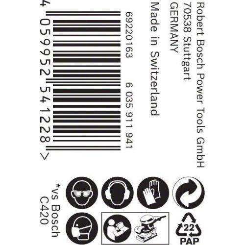  Für Exzenterschleifer EXPERT M480 Netzstruktur-Schleifrollen Bosch EXPERT M480 Schleifnetzrolle, 93 mm, 5 m, G 400, für Handschleifen 12375360
