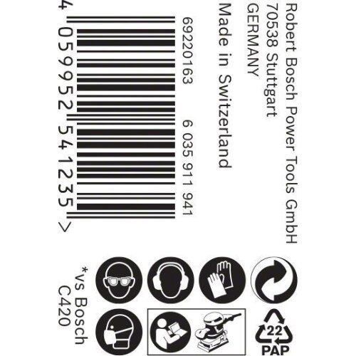  Für Exzenterschleifer EXPERT M480 Netzstruktur-Schleifrollen Bosch EXPERT M480 Schleifnetzrolle, 115 mm, 5 m, G 80, für Handschleifen 12375358