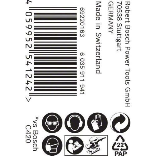  Für Exzenterschleifer EXPERT M480 Netzstruktur-Schleifrollen Bosch EXPERT M480 Schleifnetzrolle, 115 mm, 5 m, G 100, für Handschleifen 12375349