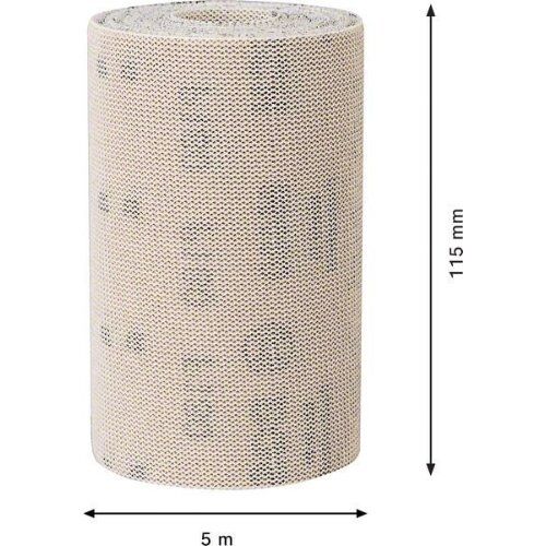 Für Exzenterschleifer EXPERT M480 Netzstruktur-Schleifrollen Bosch EXPERT M480 Schleifnetzrolle, 115 mm, 5 m, G 180, für Handschleifen 12375361