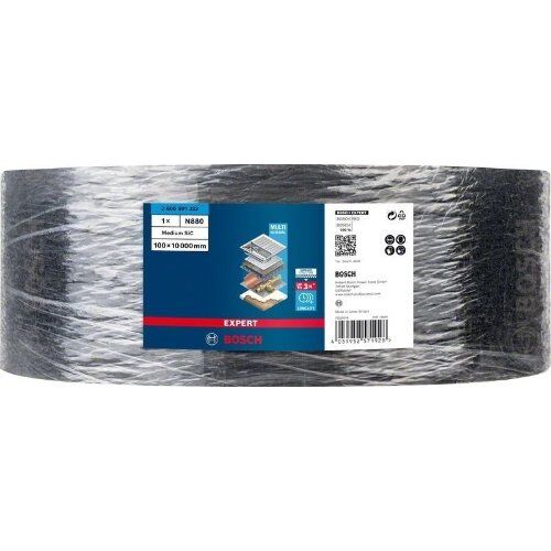  EXPERT N880 Vliesrollen zum Handschleifen Bosch EXPERT N880 Vliesrolle zum Handschleifen, 100 mm x 10 m, medium S, für Handschleifen 12375241