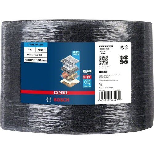  EXPERT N880 Vliesrollen zum Handschleifen Bosch EXPERT N880 Vliesrolle zum Handschleifen, 150 mm x 10 m, ultrafein S, für Handschleifen 12375242