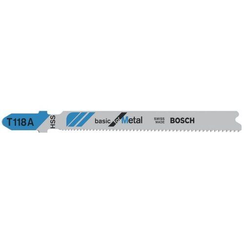  T 118 A Basic for Metal Stichsägeblätter Bosch Stichsägeblatt T 118 A, für Stichsägen 12374282