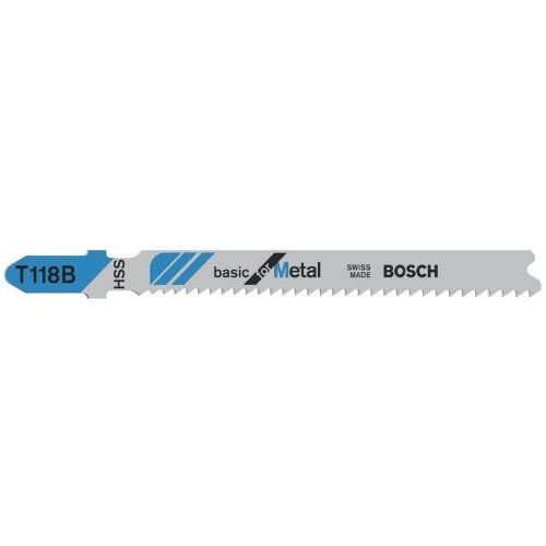  T 118 B Basic for Metal Stichsägeblätter Bosch Stichsägeblatt T 118 B, für Stichsägen 12374286