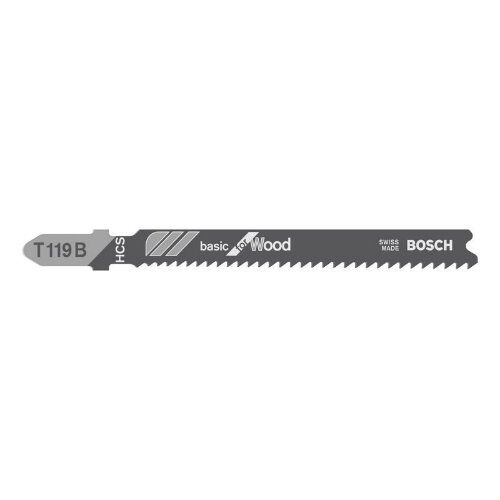  T 119 B Basic for Wood Stichsägeblätter Bosch Stichsägeblatt T 119 B, für Stichsägen 12374255