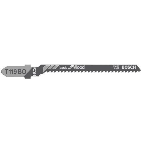  T 119 BO Basic for Wood Stichsägeblätter Bosch Stichsägeblatt T 119 BO, für Stichsägen 12374256