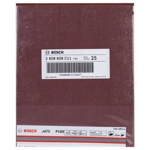  Für Handschleifen J475 Best for Metal Schleifblattrollen für das Handschleifen Bosch Schleifblatt J475, für Handschleifen 12375330