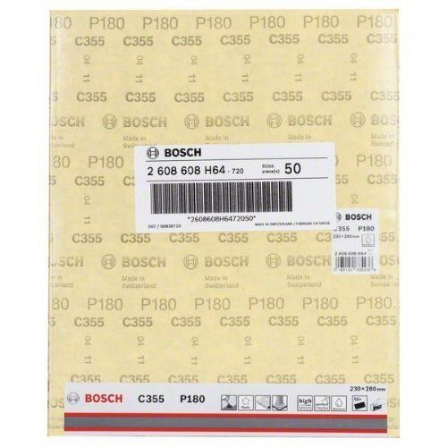  C355 Schleifpapier zum Handschleifen Bosch Schleifblatt C355, für Handschleifen 12375305