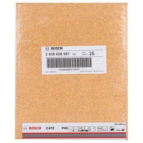  C470 Best for Wood and Paint Schleifpapier zum Handschleifen Bosch Schleifblatt C470, für Handschleifen 12375283