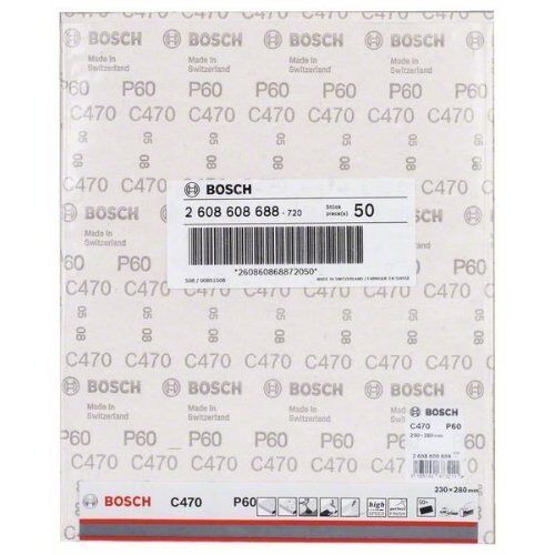  C470 Best for Wood and Paint Schleifpapier zum Handschleifen Bosch Schleifblatt C470, für Handschleifen 12375286