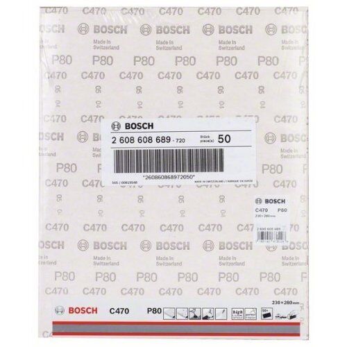  C470 Best for Wood and Paint Schleifpapier zum Handschleifen Bosch Schleifblatt C470, für Handschleifen 12375288
