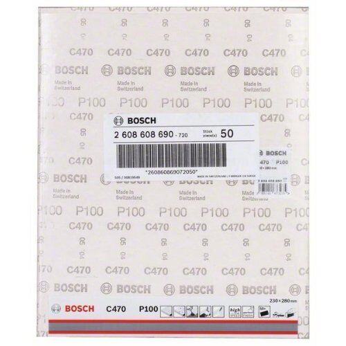  C470 Best for Wood and Paint Schleifpapier zum Handschleifen Bosch Schleifblatt C470, für Handschleifen 12375292