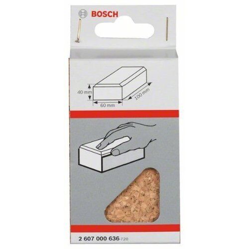  Korkschleifblöcke, Klettverschluss Bosch Handschleifklotz, für Handschleifen 12375337