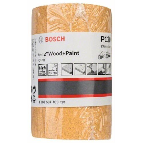  Für Exzenterschleifer C470 Best for Wood and Paint Schleifpapierrollen zum Handschleifen Bosch Schleifrolle Papier C470, für Handschleifen 12375422