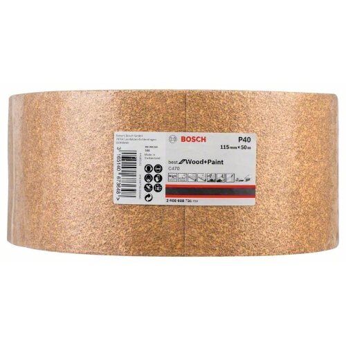  Für Exzenterschleifer C470 Best for Wood and Paint Schleifpapierrollen zum Handschleifen Bosch Schleifrolle Papier C470, für Handschleifen 12375436